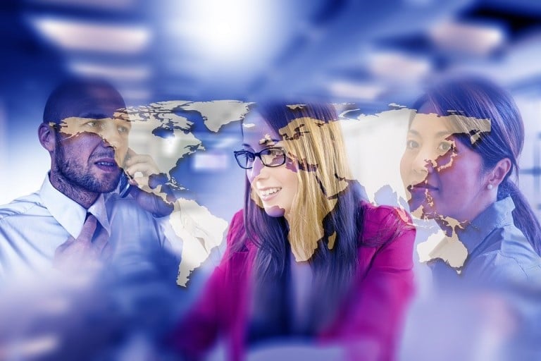 Map and people overlay